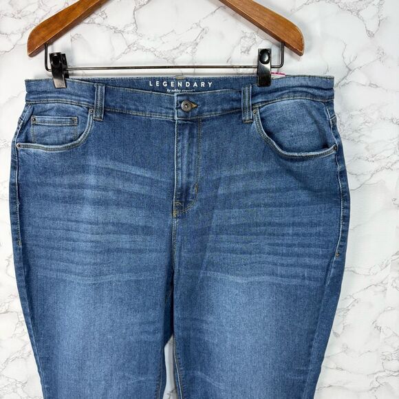 Ashley Stewart Women’s Plus Jeans sz 20 Tall Bootcut Medium Wash NEW #F525 - Picture 5 of 9